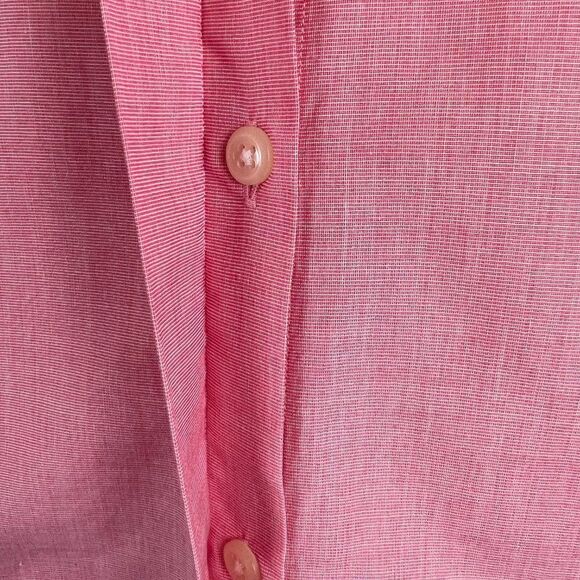 RALPH LAUREN Collection Classics cotton pink button down shirt top blouse size 2 - Picture 3 of 7